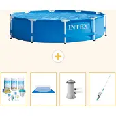 Intex Frame Pool Rund - 366x76 cm - 5-teilig S21009