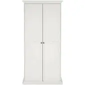 Dmora Venedig Kleiderschrank 2 Türen weiß.