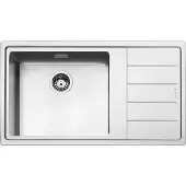 Smeg LFTG861D, Aufsatzwanne, Rechteckig, Edelstahl, Edelstahl, 1 Becken, Rechteckig