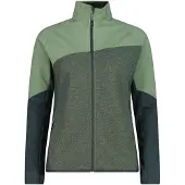 CMP Damen Knit Tech Outdoor Jacke grün 44