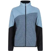 CMP Damen Knit Tech Outdoor Jacke blau 38