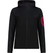 CMP Woman Fleece Fleece Jacket FIX Hood antracite (U423) 36