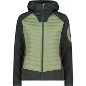 CMP Woman Jacket Hybrid FIX Hood green tea (E624) 46