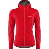 Loeffler - Women's Hooded Jacket North Airblocc Light - Softshelljacke Gr 44 rot