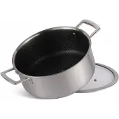 Edenberg Stahl-Topf 2,8 L mit Deckel Antihaft 20 cm