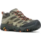 Merrell Wanderschuh "MOAB 3 GORE-TEX", Herren, Gr. 44, Synthetik, braun (olive), Leder, Schuhe Wanderschuh, wasserdicht dank Gore-Tex Membrane