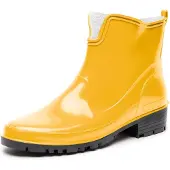 Ladeheid Damen Kurze Gummistiefel LA-930 (Gelb, 36)