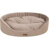 Amiplay Hundeliegeplatz/Katzenliegeplatz Oval SIENA, Beige S