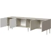 Dmora Mornago - TV-Schrank, 200x42x60h cm Beige, ein Regal