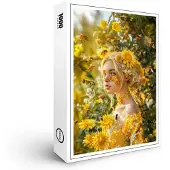 Raxxa Premium-Puzzle "Queen Bee Woman Posing with Honeybees and Honey", 1000 Teile