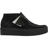 Clarks - "Wallabee" Stiefel für Herren, Nubukleder GT46599 (38 EU) (Schwarz)