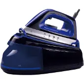 OEM Dampfbügeleisen, Keramiksohle, 360° drehbares Kabel, Blau