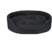 Amiplay Hundeliegeplatz/Katzenliegeplatz Oval BASIC, Schwarz XXXL