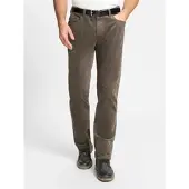 Brühl 5-Pocket-Hose BRÜHL, Herren, Gr. 60, Normalgrößen, braun (schlamm, gepunktet), 98% Baumwolle, 2% Elasthan, unifarben, Hosen 5-Pocket-Hose