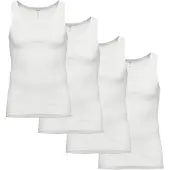 Ammann Unterhemd "4er Pack Unterhemd Day Classic", Herren, Gr. 5, N-Gr, weiß, Obermaterial: 100% Baumwolle CO., Unterhemden Unterhemd