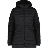 CMP Damen lange Kapuzenjacke mit Reißverschluss Sorona Aura