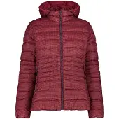 CMP Woman Padded Jacket Zip Hood peony-darker peony (14ZU) 38