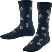 Falke Fairy Kinder Socken, 23-26, Blau, Lurex,Motiv, Baumwolle