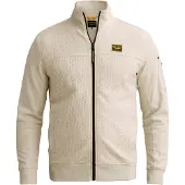 PME Legend Strickjacke Interlock Bone White Melee