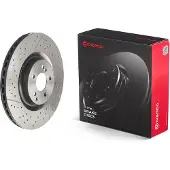 Brembo Bremsscheibe 09d33911 Geschlitzt/Gelocht 360mm 26mm für MERCEDES-BENZ