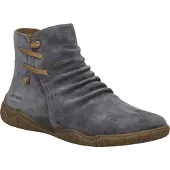 Josef seibel Stiefelette "Wynona 17, asphalt", Damen, Gr. 39, grau (asphalt), Obermaterial: 100% Rindsleder Leather cow., Schuhe Stiefelette