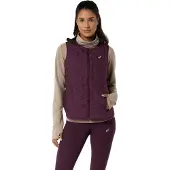 Asics - Women's Nagino Run Padded Gilet - Laufweste Gr S lila