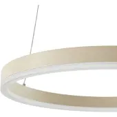 Arcchio Hängelampe Albiona , dimmbar, creme / amber, für Küche, Metall, Modern, Pendelleuchte