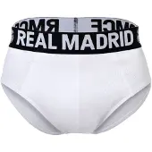 Air val international Slip REAL MADRID "Slip RM Men Briefs 5-Pack 5er Pack", Herren, Gr. S, bunt (schwarz, grau, weiß), Obermaterial: 95% Baumwolle CO. 5% Elasthan EL., Unterhosen Slip