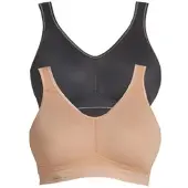 Anita Sport-BH "Sport BH light & firm", Damen, Gr. 75, Cup A, bunt (schwarz beige), Stoff, Obermaterial: 80% Polyamid PA. 20% Elasthan EL., BHs Sport-BH