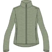 CMP Woman Fleece Fleece Jacket green tea mel. (E636) 46