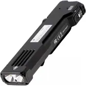 Wuben X5 1R Black, aufladbare 3-in-1 taktische EDC-Taschenlampe mit 365nm-UV-Licht und grünem Laser, 1300 Lumen
