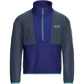 Jack Wolfskin - Kid's Colorblock Taunus Halfzip - Fleecepullover Gr 152 blau