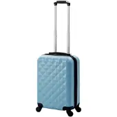 Markenlos Hartschalenkoffer Blau aus ABS