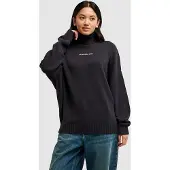 Quiksilver Fleecepullover "Anakao Turtle", Damen, Gr. XS, schwarz (tarmac), Obermaterial: 100% Baumwolle., Sweatshirts Fleecepullover