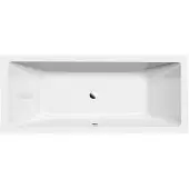 Aqualine NISA Rechteckwanne 180x70x42cm, ohne Füße, weiß