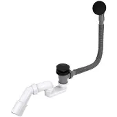 Tycner Bath Siphon Click-Clac Top Black Matt