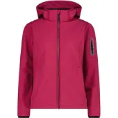 CMP - Women's Softshell Jacket Zip Hood - Softshelljacke Gr 42 rosa