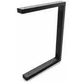 Hevva Waschtischhalterung LAHN - 30 cm Tiefe, Schwarz, 1 Stück