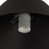 Luminex Hängelampe Funda, schwarz, Länge 110 cm, 3-flg., Metall/Glas