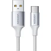 UGREEN Geflochtenes Kabel USB-A - USB-C QC 3.0 AFC und FCP 3A 2 m - weiß