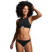 Puma Bikini-Hose "SWIM WOMEN CLASSIC BRIEFS", Damen, Gr. L, N-Gr, schwarz, Obermaterial: 80% Polyamid, 20% Elasthan, Badehosen Bikini-Hose