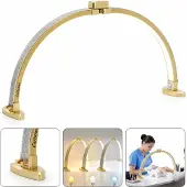 Calissimo Kosmetikleuchte ARCH Moon LED, schattenfrei, klappbar, Tischmodell in Gold