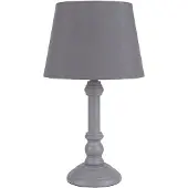 Clayre & Eef Tischlampe Grau Holz