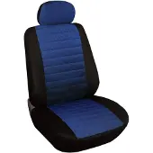 BellaFurn Universeller Autositzbezug für Vordersitz mit Drachen-Stickerei | Blau