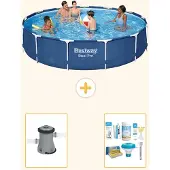 Bestway Steel Pro Rund - 396x84 cm - 3-teilig S22314
