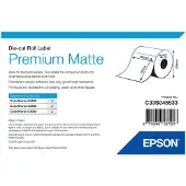 Epson Premium Matte Label - Die-cut Roll: 102mm x 152mm, 225 labels, Weiß, Gestanztes Etikett, Tintenstrahl, Acryl, Permanent, Matte