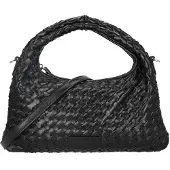 Les Visionnaires Sadie Weave Glossy - Henkeltasche (black)