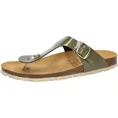 Lico Damen Bioline Trend Pantoletten, Oliv, 36 EU
