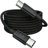 IMoshion Braided USB-C-zu-USB-C-Kabel 100 W - 2 Meter - Schwarz