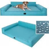 PillowPrim Hundebett Glamour Ekolen Blau L